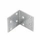 Крепежный уголок равносторонний 2 мм, KUR 40 x 40 x 40 мм Сибртех