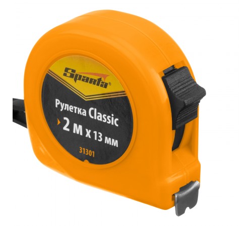 Рулетка Classic,2 м х 13 мм,пластиковый корпус Sparta
Рулетка Classic,2 м х 13 мм,пластиковый корпус Sparta