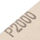 Шлифлист на бумажной основе, P 2000, 230 х 280 мм, 10 шт, водостойкий Matrix
