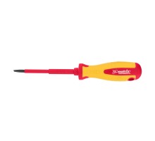Отвертка Insulated, SL4 x 100 мм, CrMo, до 1000 В, двухкомпонентная рукоятка Matrix Professional
