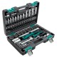 Набор инструментов 1/2", 1/4", CrV, 12 гранные головки, пластиковый кейс, 94 предмета Stels
