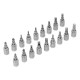 Набор инструментов, 1/4", 1/2", CrV, 120 зубьев, 109 предметов Gross
