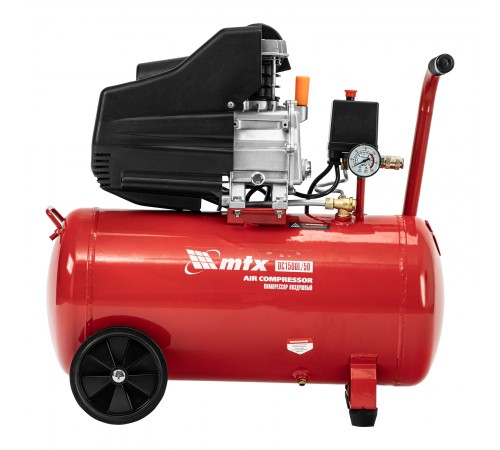 Компрессор воздушный DC1500L/50, 1,5 кВт, 50 л, 210 л/мин MTX
Компрессор воздушный DC1500L/50, 1,5 кВт, 50 л, 210 л/мин MTX