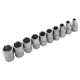 Набор инструментов, 1/4", 1/2", Cr-V, S2, усиленный кейс, 119 предметов Stels
