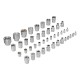 Набор инструментов, 1/4", 1/2", CrV, 120 зубьев, 109 предметов Gross
