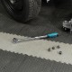 Ключ-трещотка телескопический 1/2", 305-445 мм, CrV, 72 зуба, с быстрым сбросом, хром Gross
