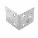 Крепежный уголок 1.7 мм, КU 105 x 105 x 90 мм Сибртех