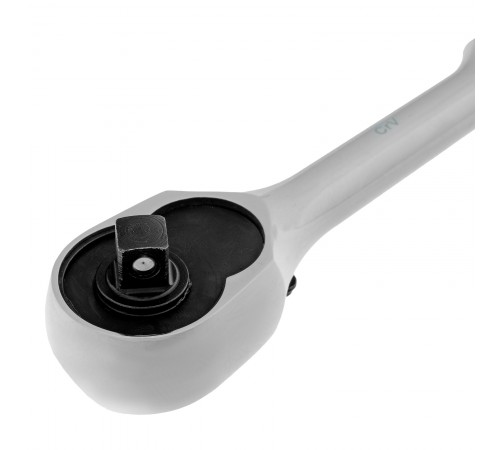 Ключ-трещотка 1/4", CrV, 120 зубьев, цельнометаллический, хром Gross
