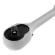 Ключ-трещотка 1/4", CrV, 120 зубьев, цельнометаллический, хром Gross
