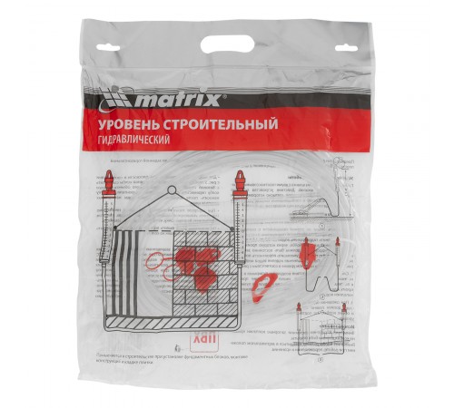 Гидроуровень,удлиненная колба, рельефная градуировка, 7м Matrix
Гидроуровень,удлиненная колба, рельефная градуировка, 7м Matrix
