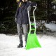 Движок для уборки снега пластиковый, 670 х 530 х 1410 мм, алюминиевая рукоятка, Сибртех
