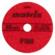 Алмазный гибкий шлифовальный круг, 100 мм, P100, сухое шлифование, 5 шт. Matrix
