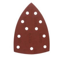 Треугольник абразивный на ворc. подложке под "липучку", перф., P 240, 150х150х100 мм, 5 шт. Denzel
