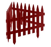 Забор декоративный "Рейка", 28 х 300 см, терракот, Palisad
