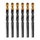 Сверло по металлу, 11 мм, HSS-Tin, Golden Tip, 6 шт. Denzel
