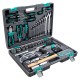 Набор инструментов, 1/2", 1/4", CrV, пластиковый кейс 98 предметов Stels
