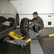 Домкрат гидравлический подкатной, 3,8 т, 110-580 мм, быстрый подъем, низкий подхват, проф. Denzel