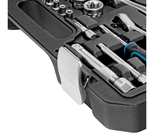Набор инструментов, 1/4", 1/2", CrV, 120 зубьев, 109 предметов Gross
