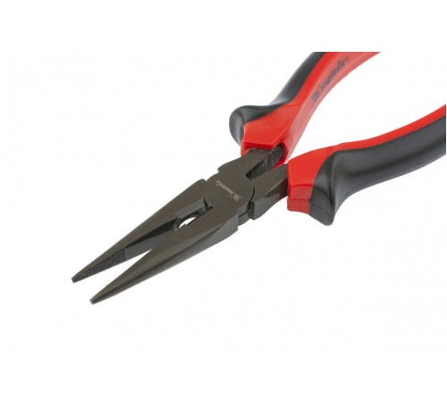 Длинногубцы прямые Black Nickel, 180 мм, двухкомпонентные рукоятки Matrix
Длинногубцы прямые Black Nickel, 180 мм, двухкомпонентные рукоятки Matrix