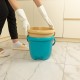 Ведро пластмассовое круглое 12 л, бирюзовое, Home Palisad
