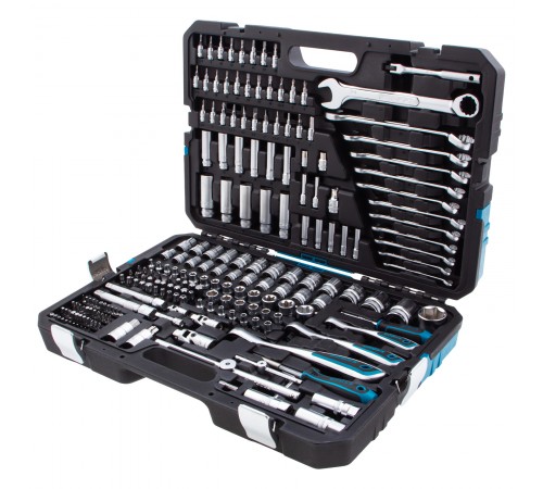 Набор инструментов, 1/2", 3/8", 1/4", CrV, 120 зубьев, 216 предметов Gross
Набор инструментов, 1/2", 3/8", 1/4", CrV, 120 зубьев, 216 предметов Gross