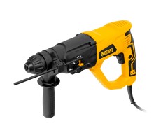 Перфоратор электрический RH-1050-26, SDS-plus, 1050 Вт, 3.2 Дж, 3 плюс 1 режим Denzel

