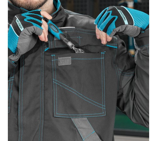 Куртка профессиональная рабочая, 97% хлопок 3% спандекс, XXXL Gross
Куртка профессиональная рабочая, 97% хлопок 3% спандекс, XXXL Gross