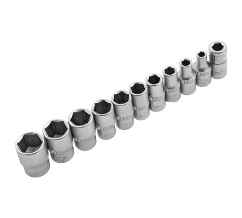 Набор инструментов, 1/2", 1/4", CrV, пластиковый кейс 76 предметов Stels
