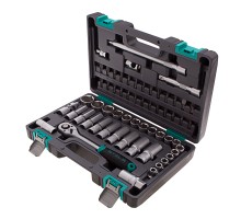 Набор инструментов, 1/2", CrV, пластиковый кейс 60 предметов Stels
