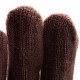Перчатки трикотажные, акрил, ПВХ гель, "Протектор", коричневый, оверлок Сибртех

