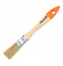 Кисть плоская Slimline 3/4" (20 мм) натуральная щетина, деревянная ручка Sparta
