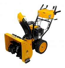 Бензиновая снегоуборочная машина SBM 610S PRO, 212 cc, электростартер, фара, обогрев Denzel
