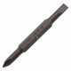 Отвертка комбинированная, SL3/16"-PH1, SL1/4"-PH2, 3-х компонентная рукоятка Denzel
