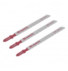 Полотна для электролобзика по металлу, 3 шт, T127D, 75 х 3 мм, HSS Matrix Professional
