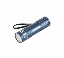 Фонарь бытовой алюминиевый, синий, 9 Led, 3 х ААА Stern
