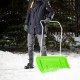 Движок для уборки снега пластиковый, 815 х 440 х 1150 мм, алюминиевая рукоятка, Сибртех