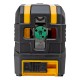 Лазерный уровень LX 03 Green, 30 м, 520 нм, резьба 1/4" Denzel
