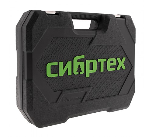 Набор инструментов 89 предметов, CrV 1/2", 1/4" Сибртех
