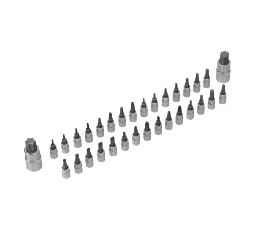 Набор инструментов, 1/2", 3/8", 1/4", CrV, S2, пластиковый кейс, 232 предмета Denzel
Набор инструментов, 1/2", 3/8", 1/4", CrV, S2, пластиковый кейс, 232 предмета Denzel