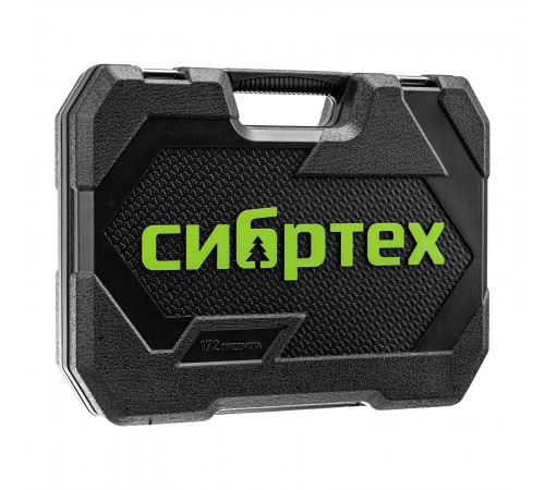 Набор инструментов, 1/2", 3/8", 1/4", пластиковый кейс 172 предм. Сибртех
Набор инструментов, 1/2", 3/8", 1/4", пластиковый кейс 172 предм. Сибртех