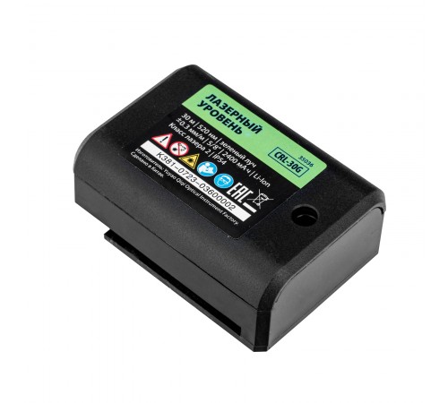 Лазерный уровень CRL-30G, 30 м, зеленый луч, акк. Li 2400 mah, резьба 5/8" MTX
Лазерный уровень CRL-30G, 30 м, зеленый луч, акк. Li 2400 mah, резьба 5/8" MTX