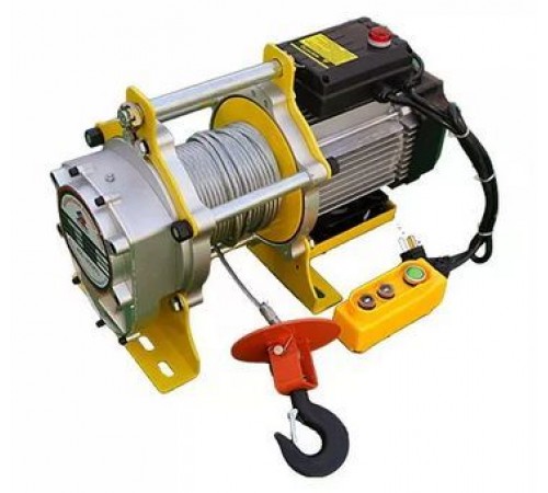 Лебедка с алюминиевым корпусом TOR CD-300/600-A с канатом 100 м 24 м/мин 380В
