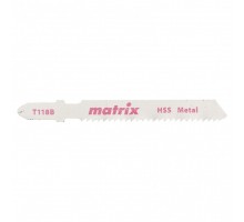 Полотна для электролобзика  по металлу, 3 шт, T118B, 50 x 2 мм, HSS Matrix
