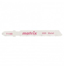 Полотна для электролобзика  по металлу, 3 шт, T118B, 50 x 2 мм, HSS Matrix
