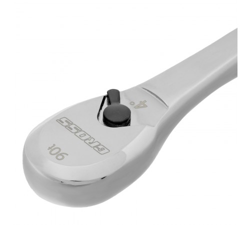 Ключ-трещотка 1/4", CrV, 90 зубьев, усиленный, хром Gross
Ключ-трещотка 1/4", CrV, 90 зубьев, усиленный, хром Gross