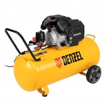 Компрессор воздушный DKV2200/100, Х-PRO 2.2 кВт, 400 л/мин, 100л Denzel
