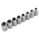 Набор инструментов, 1/4", 1/2", Cr-V, S2, усиленный кейс, 119 предметов Stels

