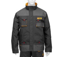 Куртка профессиональная рабочая, 65% полиэстер 35% хлопок, XXXL Denzel
