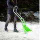 Движок для уборки снега пластиковый, 670 х 530 х 1410 мм, алюминиевая рукоятка, Сибртех
