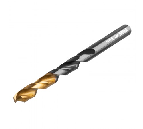 Набор сверл по металлу, 1-13 мм, HSS-Tin, Golden Tip, 25 шт Denzel
